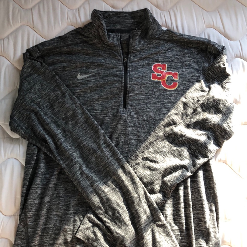 Nike DriFit USC quarter zip - L